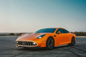 CONCEPT AMG GT XX на овале Нардо во время рекордного заезда
