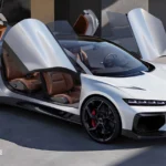 Официальные фотографии электромобиля Dreame Auto с уникальными двойными дверями.