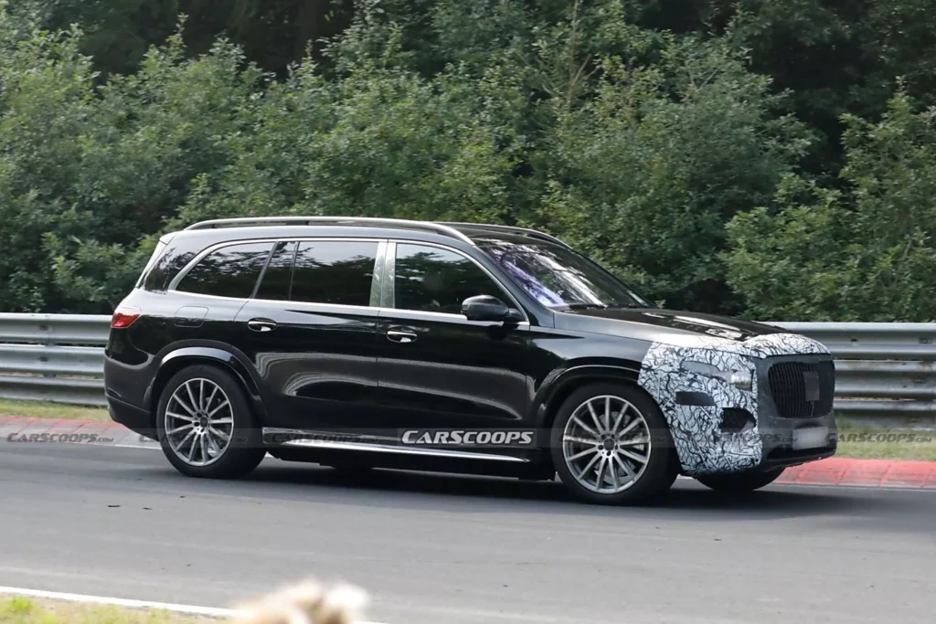 Шпионские фотографии обновленного Mercedes-Maybach GLS 2026 на тестах