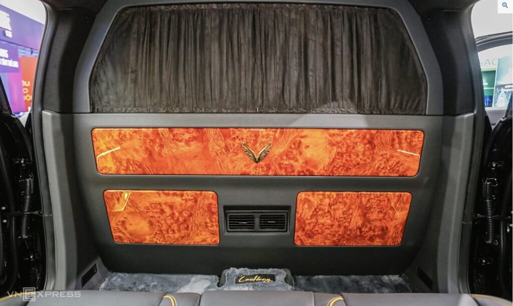 VinFast Lac Hong 900 LX — роскошный внедорожник с золотым интерьером