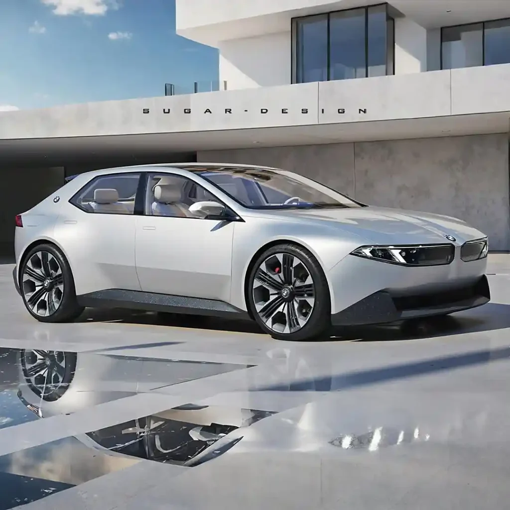 Неофициальный рендер BMW i1 — пятидверный электрический хэтчбек