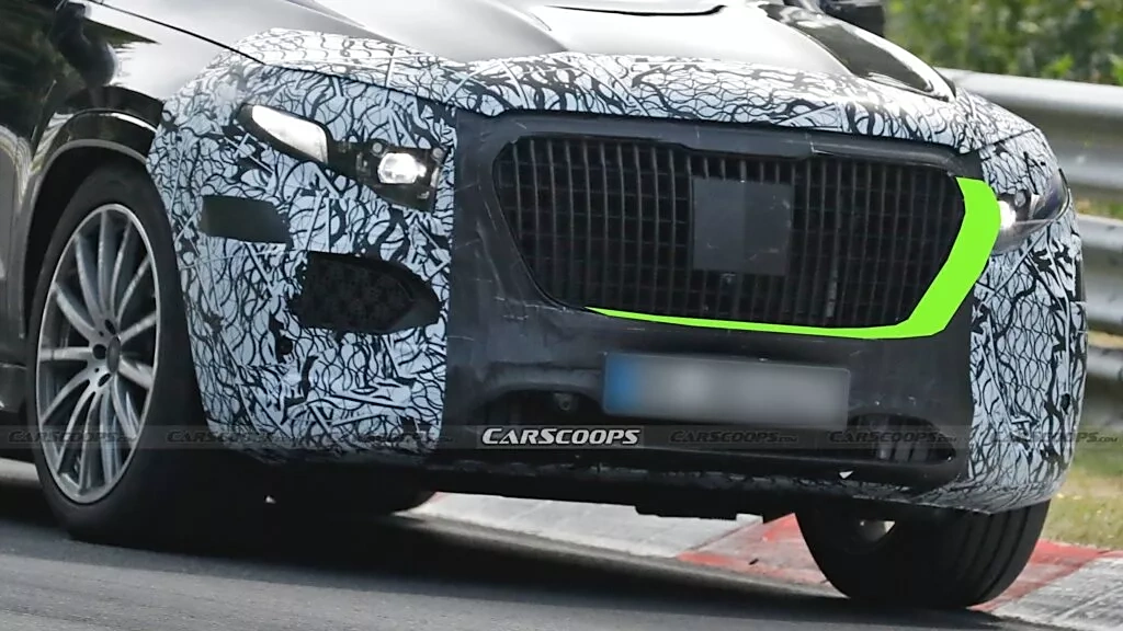 Шпионские фотографии обновленного Mercedes-Maybach GLS 2026 на тестах