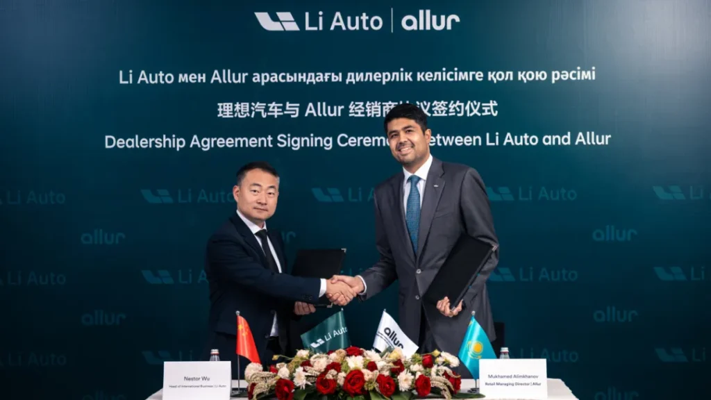 Li Auto заключает соглашение с казахстанским дилером Allur