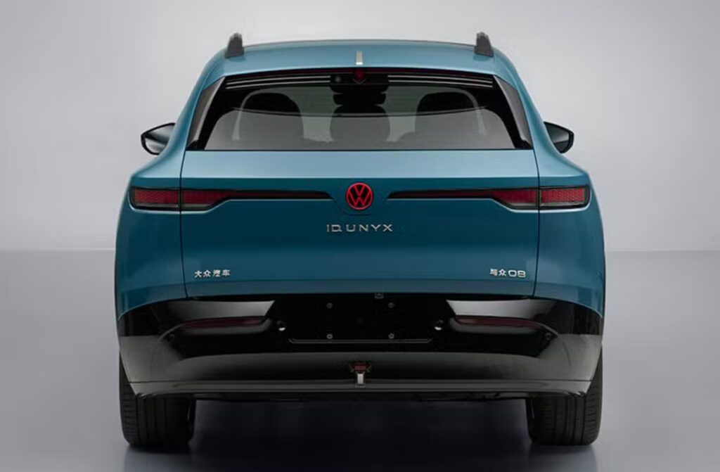 Электрический внедорожник Volkswagen ID.UNYX 08 в заявке MIIT