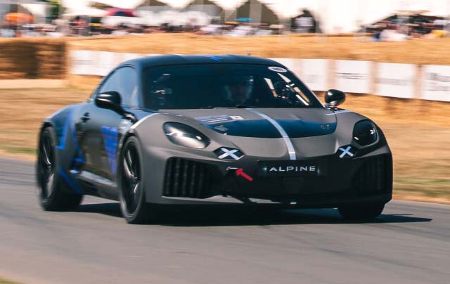Электрический спорткар Alpine A110
