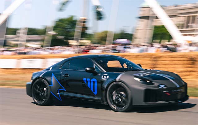 Электрический спорткар Alpine A110